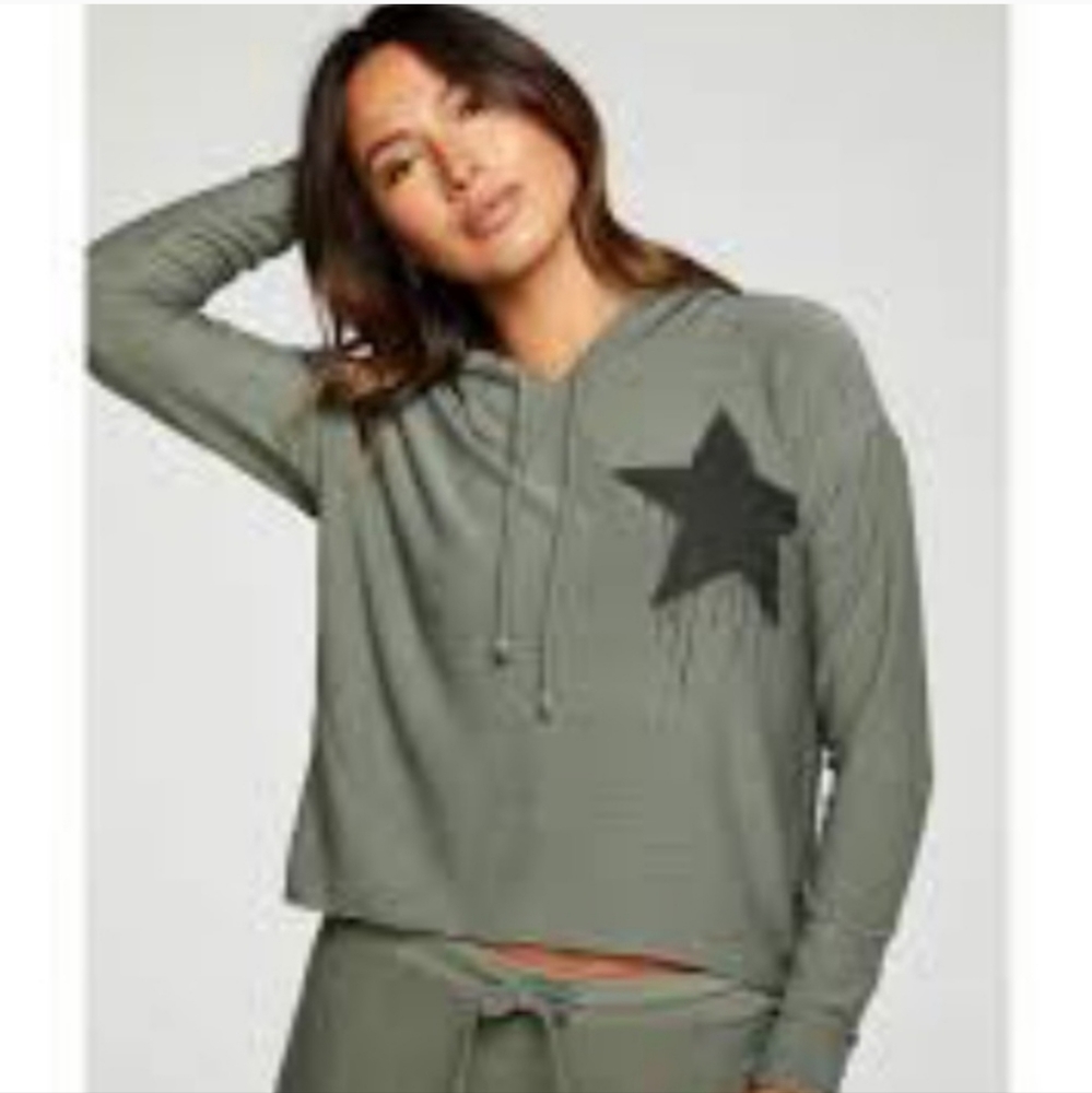 CHASER Woman's Crop Hoodie, size XS